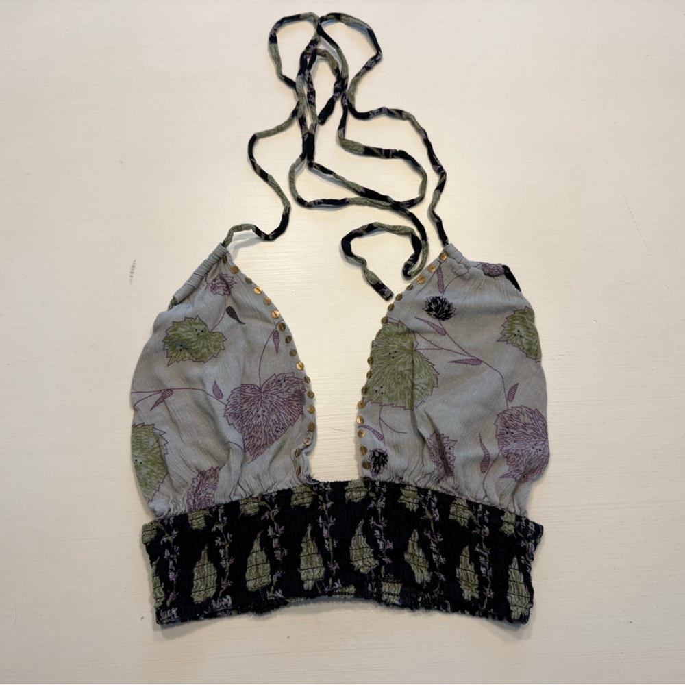 Ecote Floral Halter Top